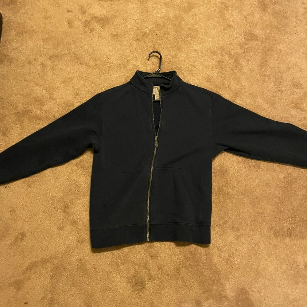 L.L.Bean zip up sweater